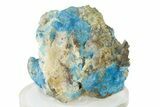 Vibrant Blue Cyanotrichite Crystal Aggregates - China #238822-1